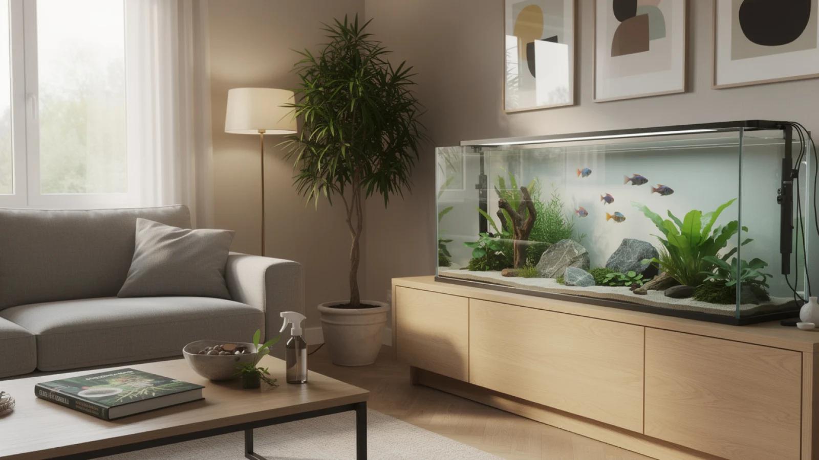 Décorez votre pièce avec un aquarium : guide complet pour un intérieur vivant