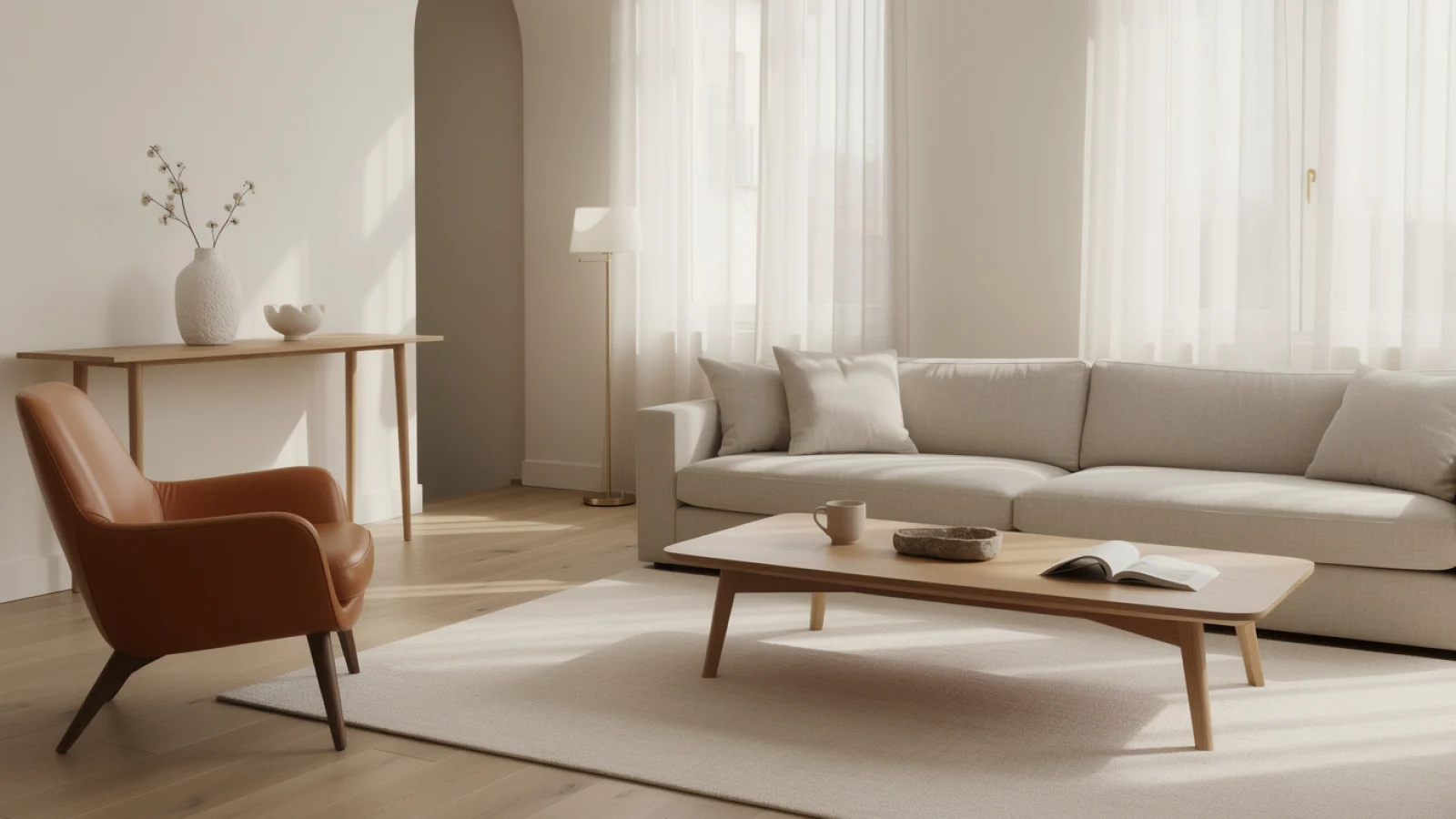 Image à la une : L’épure réinventée : comment adopter un minimalisme chaleureux chez soi